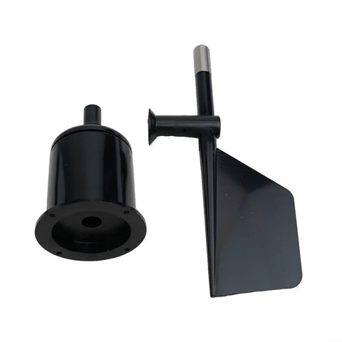 ABS Wind Anemometer Shell Accurate Wind Direction Indicator For Outdoor Weather Stations Greenhouses And Garden Decor Durable Black Weatherproof UV Resistant No Nonsense Mounting Pro Grade Built To Last