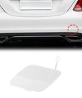 Mercedes Benz Rear Bumper Tow Hook Eye Hole Cover Cap Replacement For C300 2015 2020 Fits 2016 2018 C350e AMG C43 C63 2017 2018 White OEM Look Plug N Play Easy Install