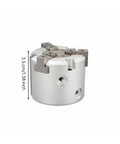 Three-Jaw Pneumatic Clamping Chuck With Air-Driven Cylinder For A Tight, Secure Workpiece Grasp In Industrial Systems, Assembly Lines