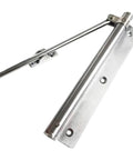 Adjustable Door Closer Aluminum Alloy With Automatic Spring Soft Close Fireproof Built To Last Heavy Duty Hardware Small Size