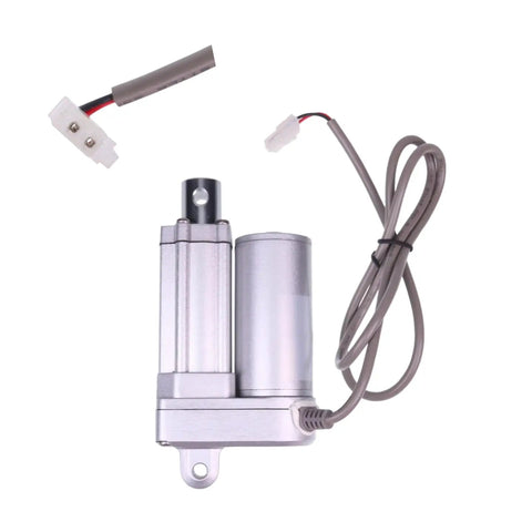 Beefy 12V 150 Lbs Electric Linear Actuator 1 Inch Stroke PA 14 1 150 with wiring cable on white background