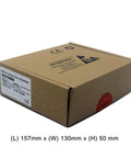 Box packaging of ESD Wrist Strap Online Monitor 518-2 Dual Constant Anti Static Wristband Alarm Tester with product dimensions