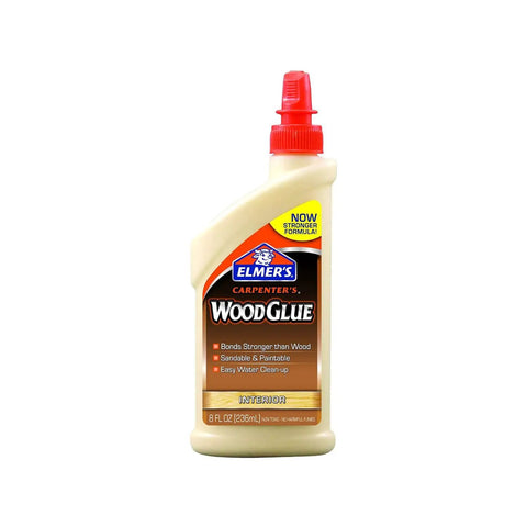 Interior Carpenter's Wood Glue 8 Oz Tan Non Toxic Formula For Carpentry And Home Repairs Water Clean Up Easy Bonds Stronger Than Wood Pro Grade Adhesive For Fast Durable Joints
