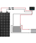 Beefy 20Ft Solar Panel Extension Cable 10 AWG With Male And Female Connectors UV Resistant Waterproof PV Wire