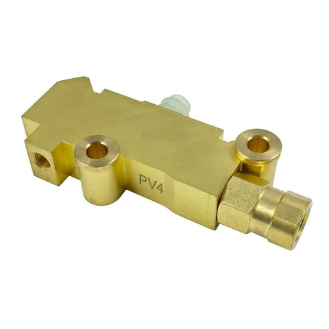 Heavy Duty Brass Brake Proportioning Valve Keeps Line Pressure Rock Solid For Four Wheel Disc Systems Fits Chevy Ford Chrysler