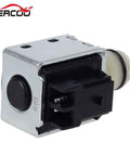 4L60E Transmission Solenoid Valve A And B Kit With Filter Gasket For 1998 And Up GM Trucks Chevy Pontiac Buick GMC Fits 4L60E 4L65E And 4L70E Transmissions Easy Install For A Smooth Shifter, close-up black and silver solenoid