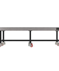 Heavy Duty Steel Welding Fixture Table With Sturdy Carry Handle And Precision Laser Cut Slots, 120x60 inch with locking casters.