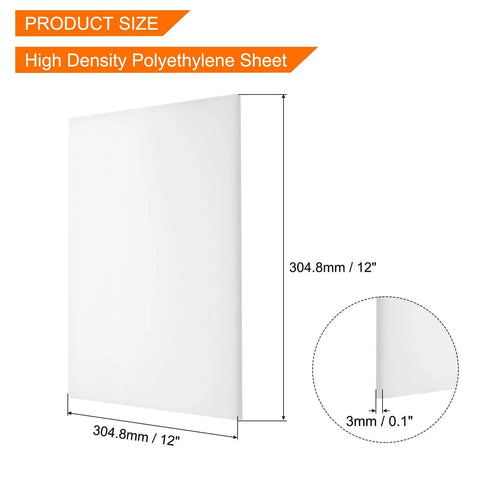 UHMW Sheet Ultra High Molecular Weight Polyethylene Board One Eighth Inch Thick HDPE Plastic Sheet For Marine Use And DIY Projects