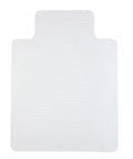 Clear Office Chair Mat With Lip For Carpeted Floors 48 By 36 Inches Extended Under Desk Coverage Lip Edge For Extra Coverage Flat Pile Carpet Protector Smooth Glide