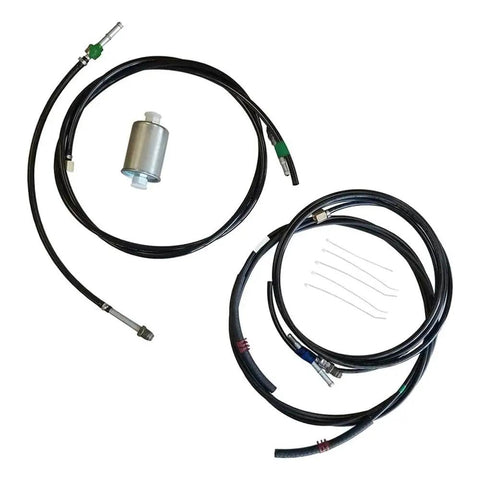 Complete Nylon Fuel Line Kit For 1988 To 1997 Chevy And Gmc Gas Trucks This Heavy Duty Kit Snaps Right In And Keeps Your Rig Running Smooth Without Any Leaks Or Hiccups So You Can Hit The Road With Total Confidence. black nylon fuel lines with inline filter and clips
