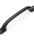 Three Pack Matte Black Cabinet Pulls Three And Three Quarters Inch Modern Arch Handles For Kitchen Cabinets Drawers And Dresser