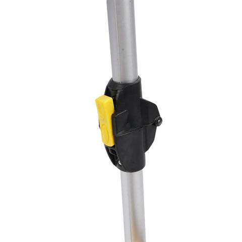Close-up of the locking mechanism on the Jelquix Mechanical Measuring Wheel for Construction, 318 Mm, Folding.