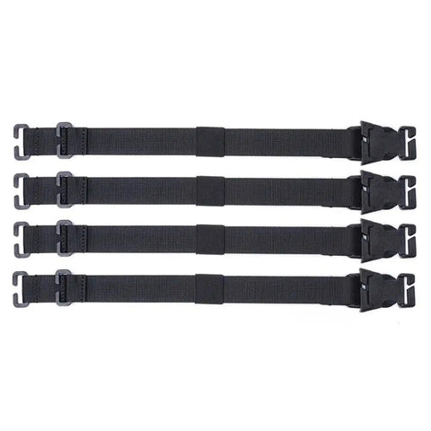 Four Heavy Duty 1000D Nylon Backpack Straps With Quick Release Buckles Adjustable Camping Gear Tension Straps Universal Fit