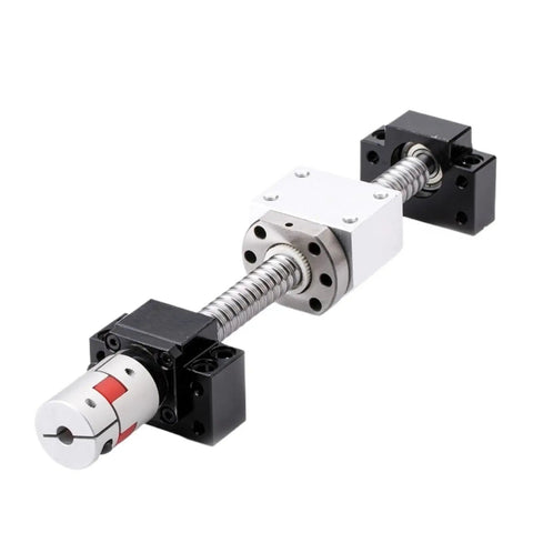 Rugged Linear Motion Guide With Rolled Ball Screw SFU1605 150 To 800mm Travel With Nut BKBF12 End Machined For 3D Printer 700mm