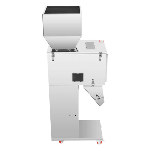 Smart Automatic Filling Machine Comes With Adjustable Digital Gram Scale Works Like A Dream packing flour grains and coffee beans on wheels.