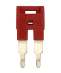 Two Pole Press Fit Jumper For DK2.5N DIN Rail Terminal Blocks, Finger Safe Jumpers, 2-Pole, Pack Of 20, Front View