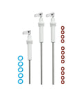 Top Shelf Sp0001820 Espresso Steam Wand Kit Compatible With Breville Dual Boiler And Oracle Models, 3 white silicone probes with O-rings.