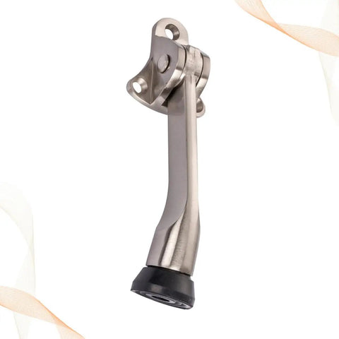 Alloy Door Protector Rubber Stopper Wall Mounted Anti Collision Quiet Close No Slam For Living Room And Bathroom Noise Reduction