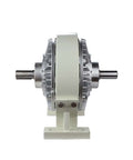 Front view of Magnetic Powder Clutch And Brake System LZ-PC-5KG for industrial tools, showing metal build and mounting base.