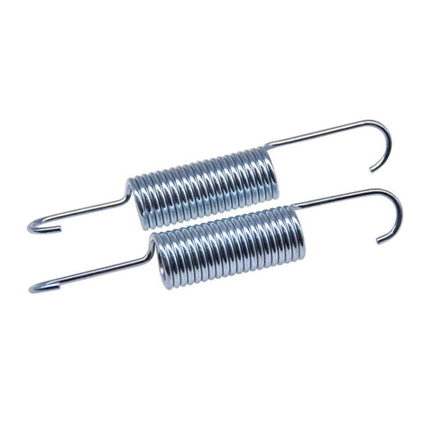 Heavy Duty Recliner Tension Springs Two Pack Four Inch Five Eighth Replacement Hardware For Couch And Sofa Mechanism Repair Rock Solid Parts That Snap Straight Into Place Silver Steel Coil.
