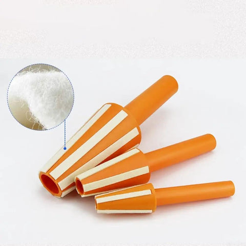 Spindle Cleaning Equipment Kit For CNC Machining Centers BT30 BT40 BT50 with orange handles and wool felt detail