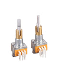 Dual Shaft Axis Rotary Encoder With Push Button Switch For Precision Angle Measurement In Industrial Equipment 360 Degree Rotation 30 Position 15 Pulse Built Tough And Reliable, metal encoders with visible connector pins