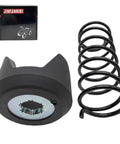 Clutch cam helix transmission spring kit, two-piece set with black cam and coiled spring, JINFANNIBI box, front view