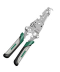 Hot 16 In 1 Foldable Wire Stripper And Crimping Tool with padded grip and carbon steel material, suitable for cable handling.