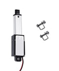 Smooth DC 12V Electric Linear Actuator With 30mm 50mm Stroke For Rock Solid Industrial Automation And Robot Projects showing actuator and mounting brackets.