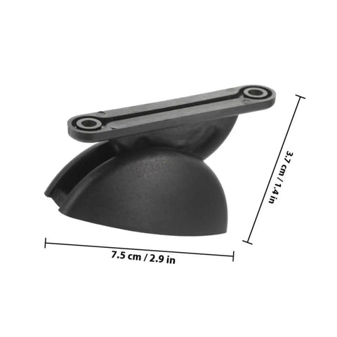 Sleek And Secure Rv Door Retainers For Ultimate Hold And Style Versatile Nylon Catch Easy Install, black nylon door retainer, 7.5 cm size.