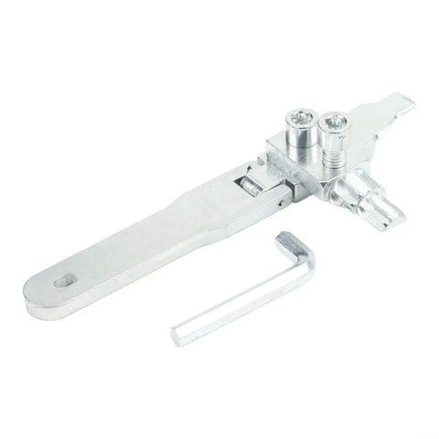 Heavy Duty Stainless Steel Broken Wire Extractor Kit To Yank Out Stripped Screws And Fix Damaged Taps At Home Plumbing Repairs With Adjustable Two Screw Design For Angle Valves Plus Silver Finish For Serious DIY Heroes, 120mm