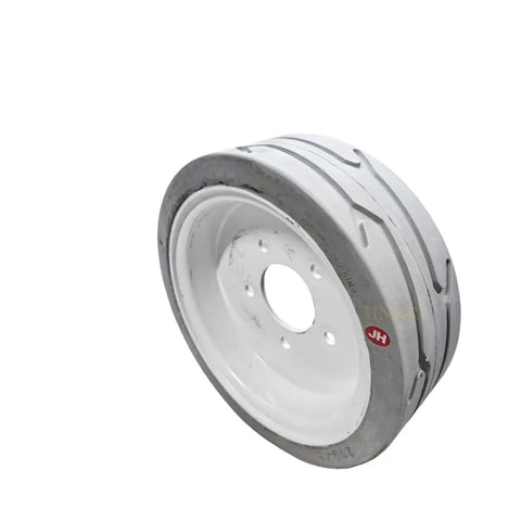 Non Marking 200X8 Front Tire And Rim Wheel Set Part 108020 Bulletproof Aftermarket Replacement For Skyjack Electric Scissor Lifts Heavy Gauge Rock Steady Swapping Guaranteed
