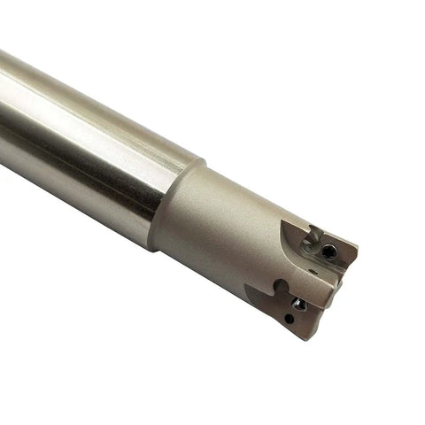 LNMU03 C25 25 150 4T Fast Feed Rough Milling Cutter For 90 Degree Indexable End Mill Tool Holder EXN03R close-up view