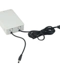 Mini Ups Battery Backup 12V 2A 6000mAh For Wifi Router Modem with black power cord and compact white casing.