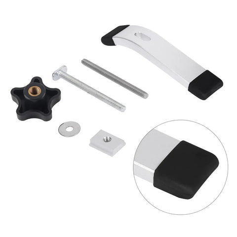 Fast Acting Hold Down Clamp Set For T Slot And T Track Workholding In Woodworking And Metalworking With Easy Positioning And Hand Knob