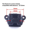M80 Pro BN220 GPS Module TPU Holder adjustable mount bracket 18 to 32mm spacing measurement diagram