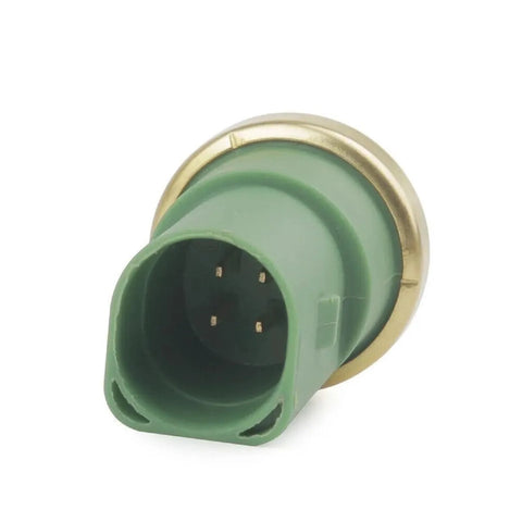 Engine coolant temperature sensor TS477 with green plastic housing and 4-pin connector.