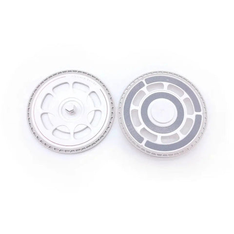 Two round mop tray components from Durable Mop Tray For Roborock Q Revo MaxV Pro Curv Flexible Arm Automatic Mop Lifter Snap On Buckle