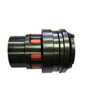 Pro Level Zero Backlash Ball Torque Limiter And Safety Coupling With Overload Clutch For Servo Motors, side view with red highlights.