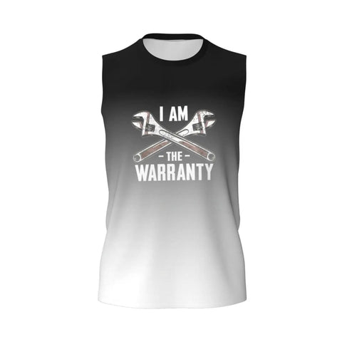 Premium Full Print Men Sleeveless Tank Top With Dope Funny Mechanic Graphic Tee Ultra Light Cooling Fabric Relaxed Fit Workout Vest For Daily Grind And Summer Vibes featuring a wrench graphic.