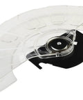 Clear View Aluminum Miter Saw Blade Guard Replacement For Precise Cuts Lower Guard Assembly with transparent design
