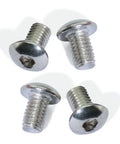 Set of 4 hex screws from the 2 Hole Black 90 Degree Inside Corner Bracket Kit For 2020 Aluminum Extrusion 20x20 Profile With 6mm Slot.