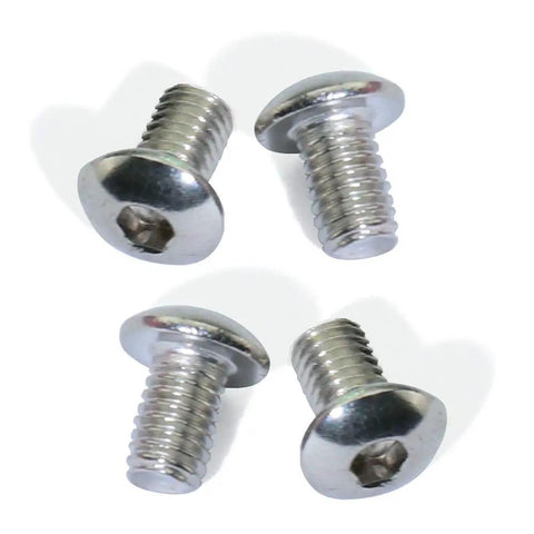 Set of 4 hex screws from the 2 Hole Black 90 Degree Inside Corner Bracket Kit For 2020 Aluminum Extrusion 20x20 Profile With 6mm Slot.
