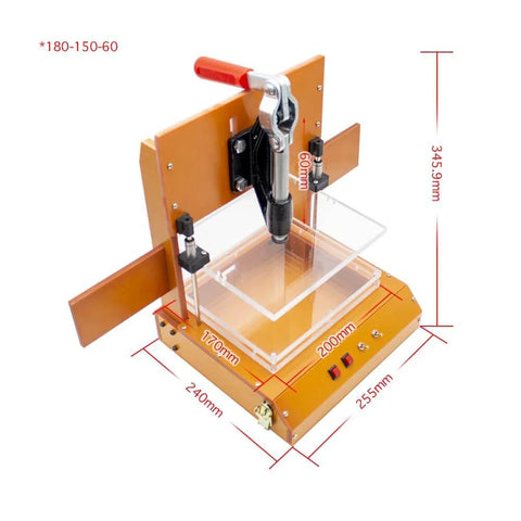 Open Cover PCB Testing Jig With Bakelite Fixture For Easy Board Swap Of A B C Boards Adjustable Spacing Between B And C Boards Rotatable C Board Adapter Plate Positioning Pins With Extra Holes PCBA Test Rack For Type 180 150 60