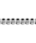 Set of 10 Stainless Steel Extruder Drive Gear Wheels For 3D Printers With 5mm Bore Precise Filament Grip And Smooth Feeding Ender 3 V2