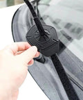 Tesla Cybertruck Wiper Hole Cover Pad Keeps Dang Leaves At Bay Snug Fit Reservoir Shield on wiper arm for easy protection from debris.
