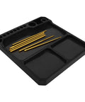 Silicone Tool Tray Organizer with Magnetic Parts Tray and Stand, heat resistant, flame retardant silicone for workshop use