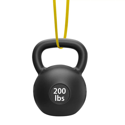 Pallet Strapping Kit With Tensioner And Sealer, 1/2 Inch By 330 Feet Hand Banding Tool, Parcel Packing Machine Kit, Includes 50 Metal Seals, Easy To Use And Lightweight For Moving Heavy Duty Jobs. black 200 lbs kettlebell with yellow strap