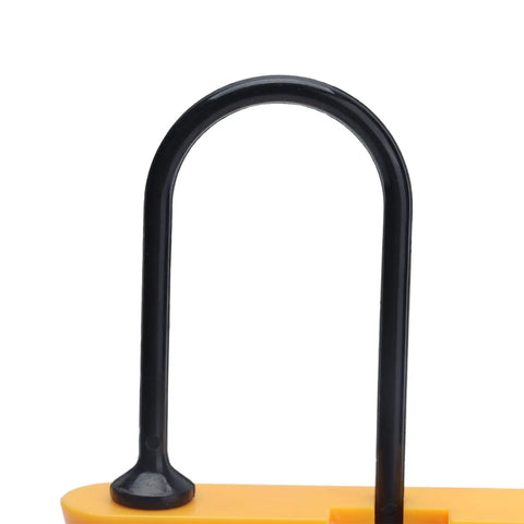 Heavy Duty Four Hole Safety Lockout Hasp For Industrial Power Isolation And Tagout Crafted From Corrosion Resistant Nylon Abs With No Sweat Setup Process And Rock Solid Multi Padlock Grip