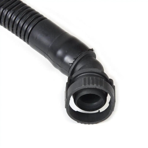 Premium Crankcase Breather Vacuum Hose Kit Fits VW Passat And Audi A4 A6 2.8 V6 Models From 97 To 01 With Part Numbers 078103224 and 078103223B For A Sweet Ride And Easy DIY Install. Black plastic breather vacuum hose end